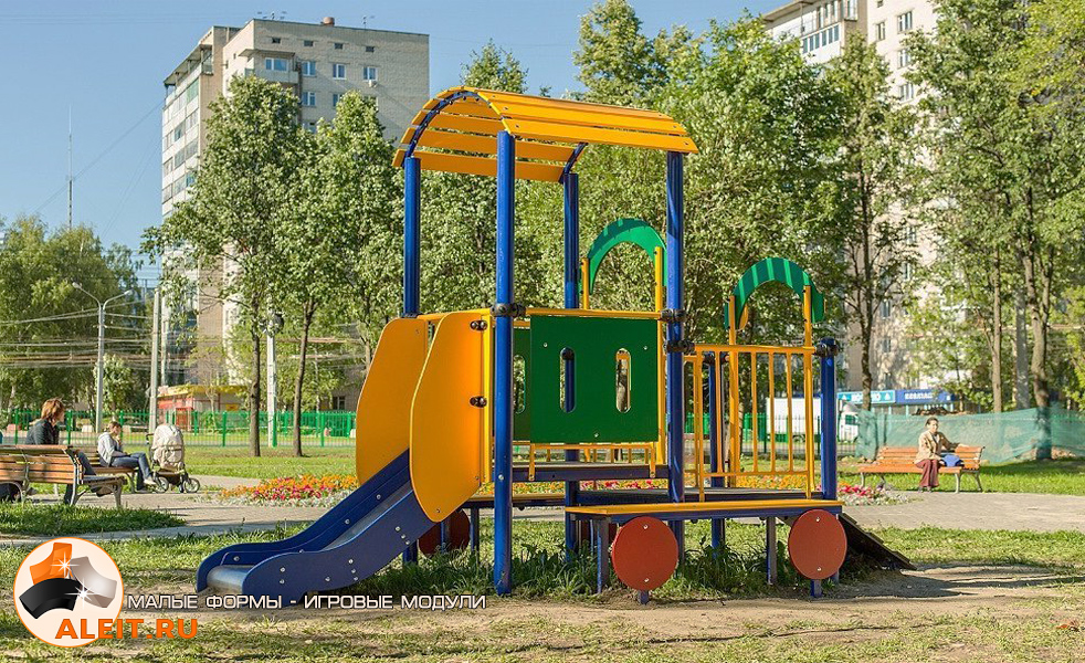 Детские горки для уличных игровых площадок «Aleit-42» • Кузбасс