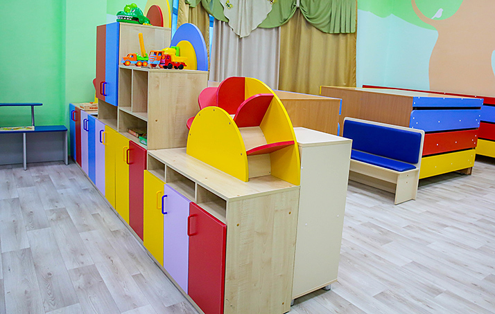 Игровые стеллажи для детских садов купить в Прокопьевске