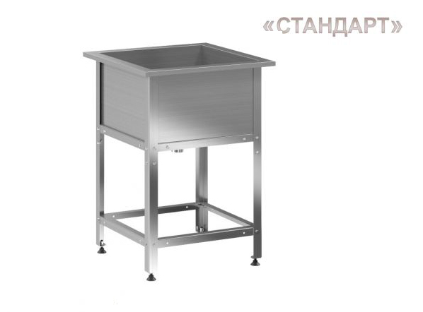 Ванна моечная из нержавейки AISI 430 в в Новокузнецке для школьного общепита, столовой и ресторана фото 2